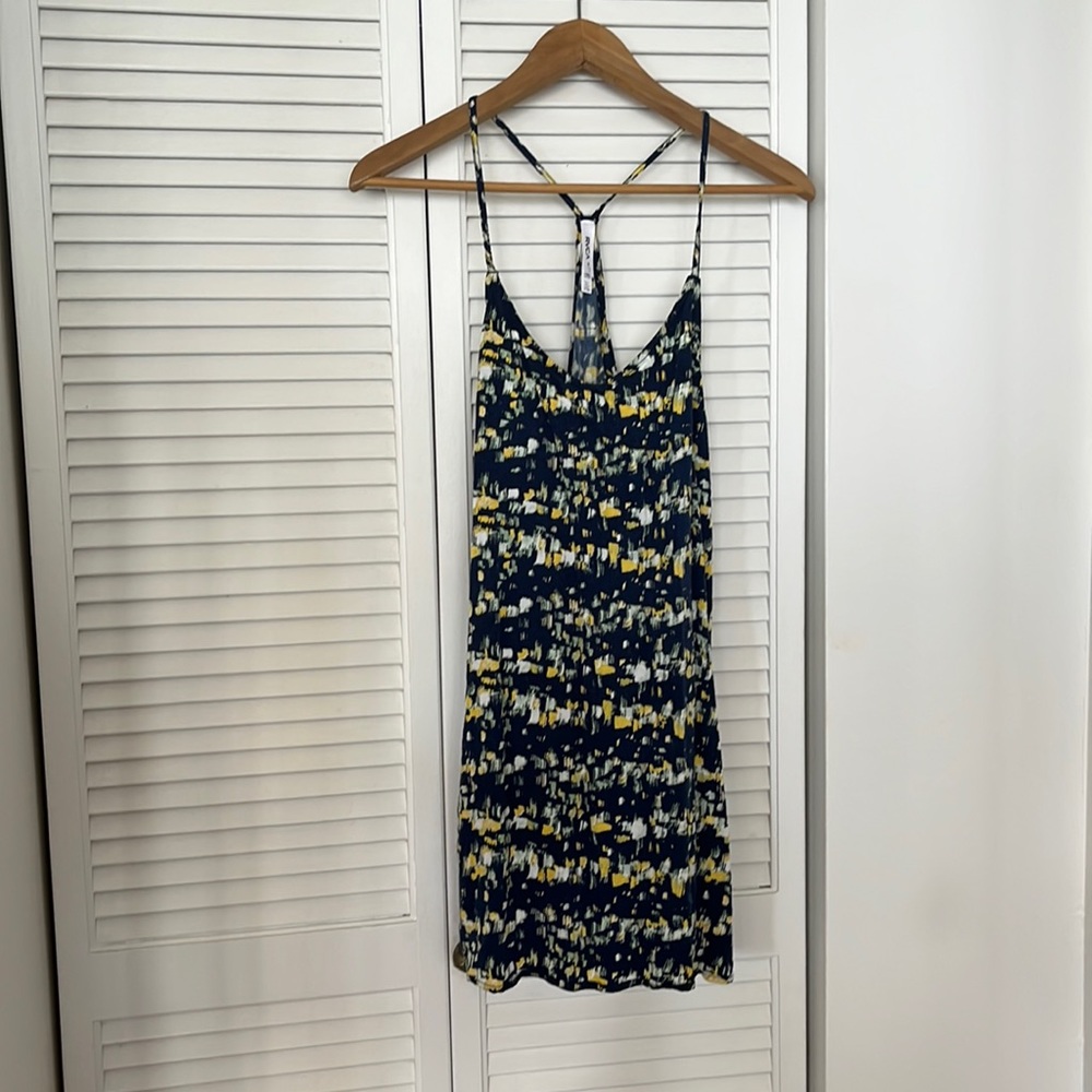 RVCA Blackmail Printed Slip Dress